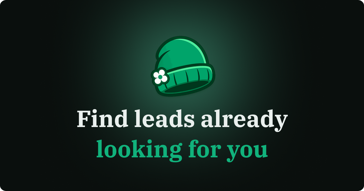 I used to scan social media every day for people struggling with a problem my product can solve so I